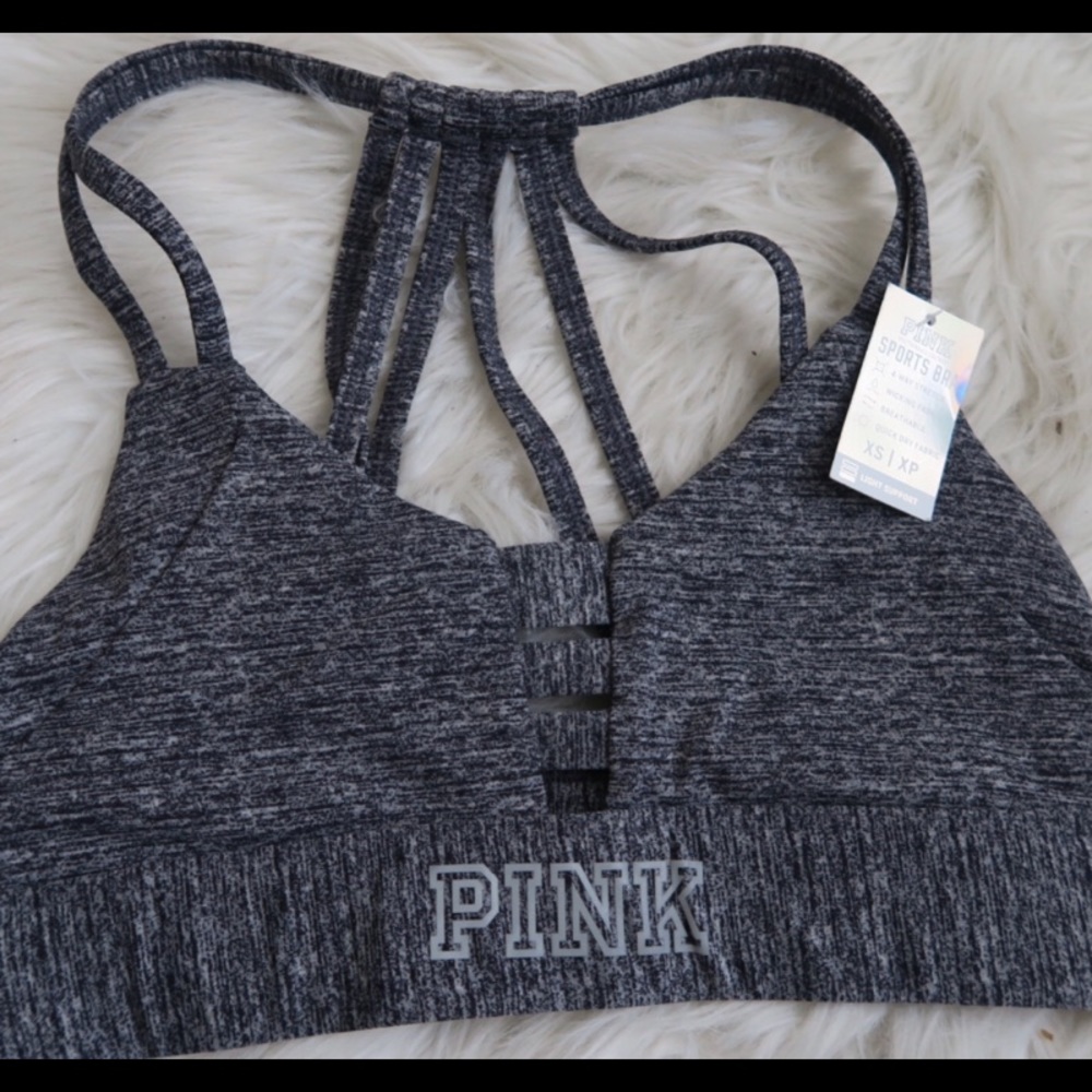 Pink Sports Bra
